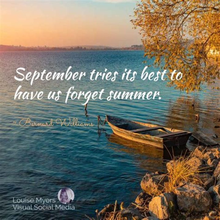 Wise And Inspiring September Quotes